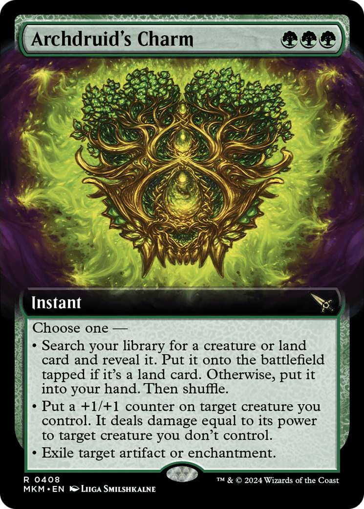 Archdruid's Charm (MKM-408) - Murders at Karlov Manor: (Extended Art) Foil