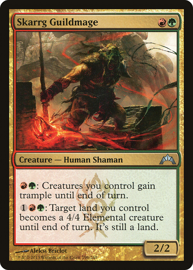 Skarrg Guildmage (GTC-196) Foil