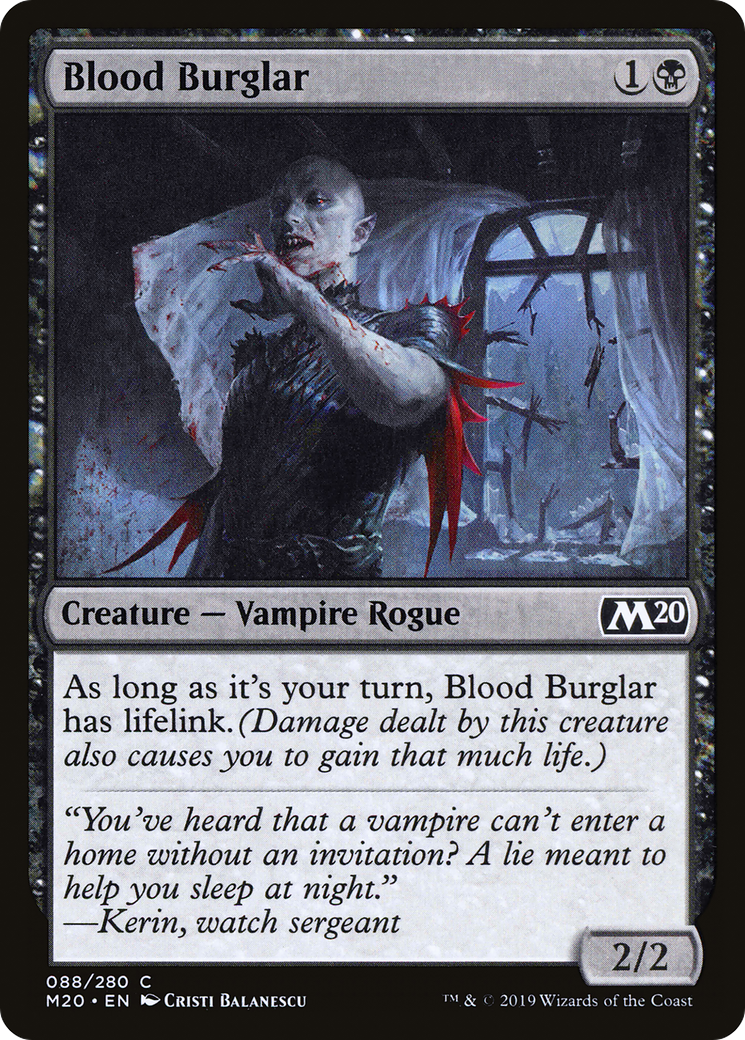 Blood Burglar (M20-088) Foil