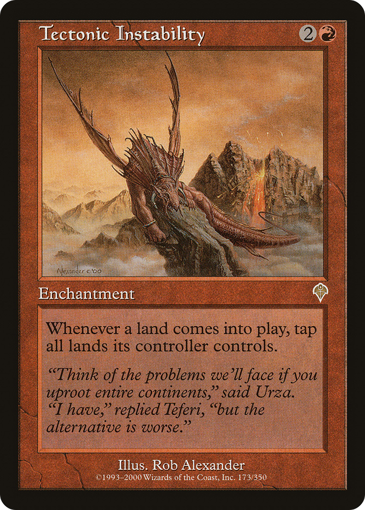 Tectonic Instability (INV-173) Foil