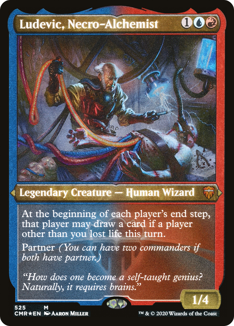 Ludevic, Necro-Alchemist (Foil Etched) (CMR-525) Foil