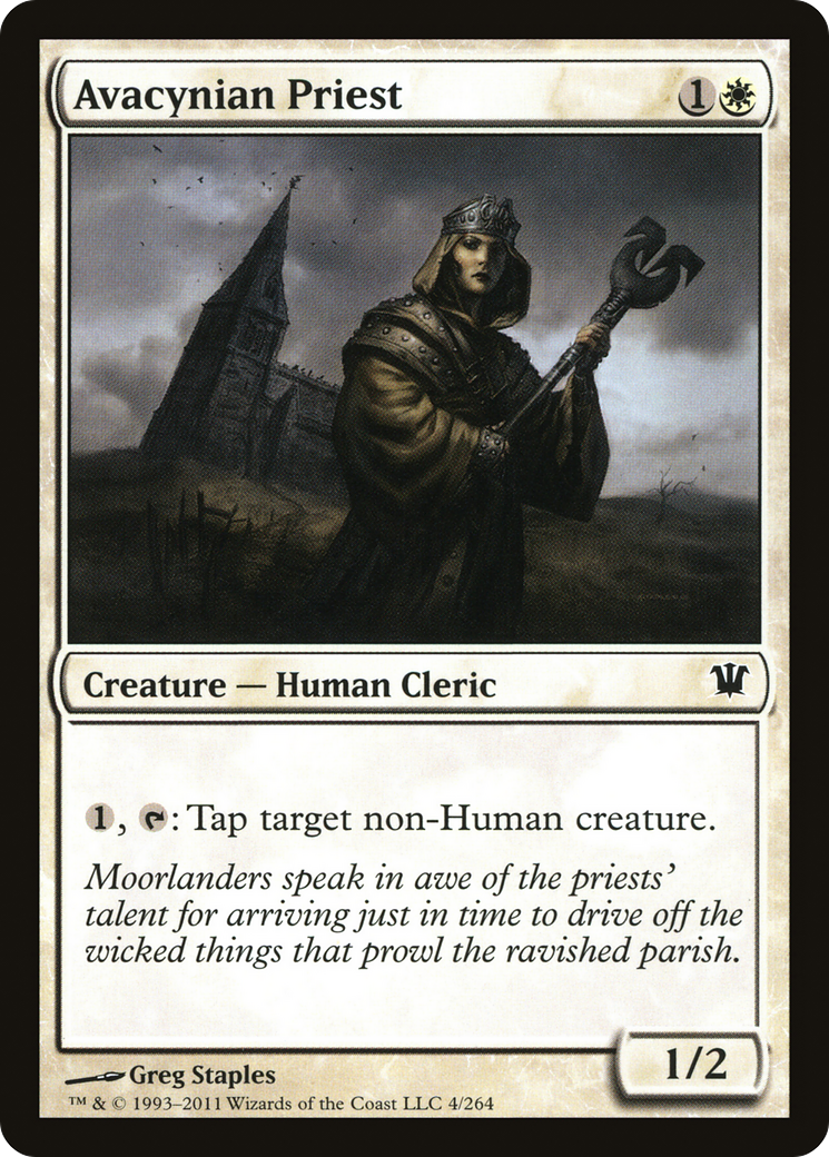 Avacynian Priest (ISD-004) Foil