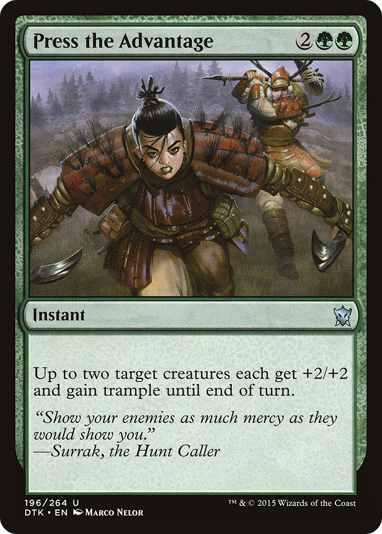 Press the Advantage (DTK-196)