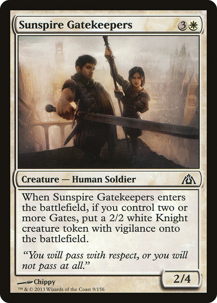 Sunspire Gatekeepers (DGM-009) Foil
