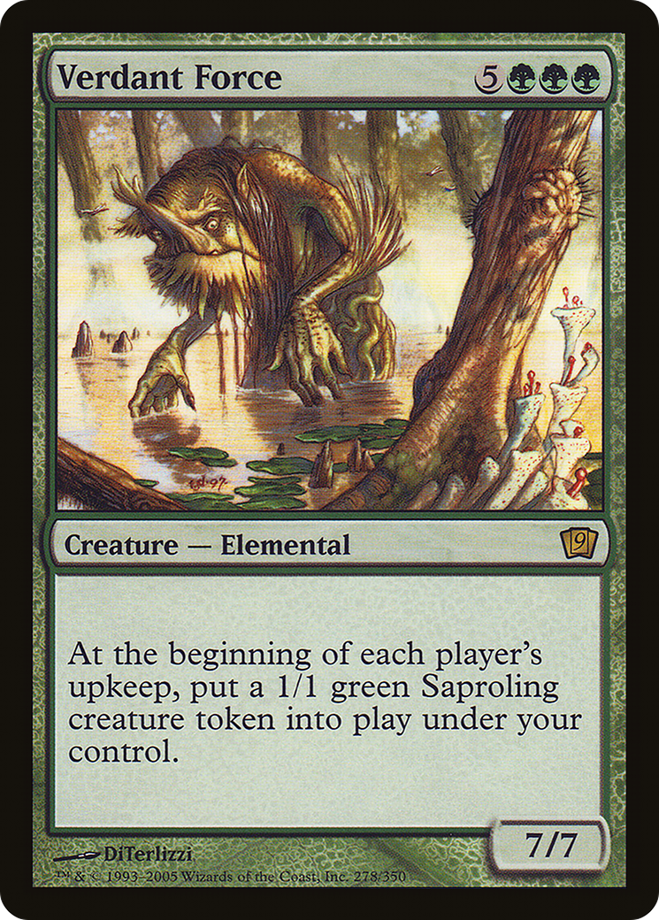 Verdant Force (9ED-278) Foil