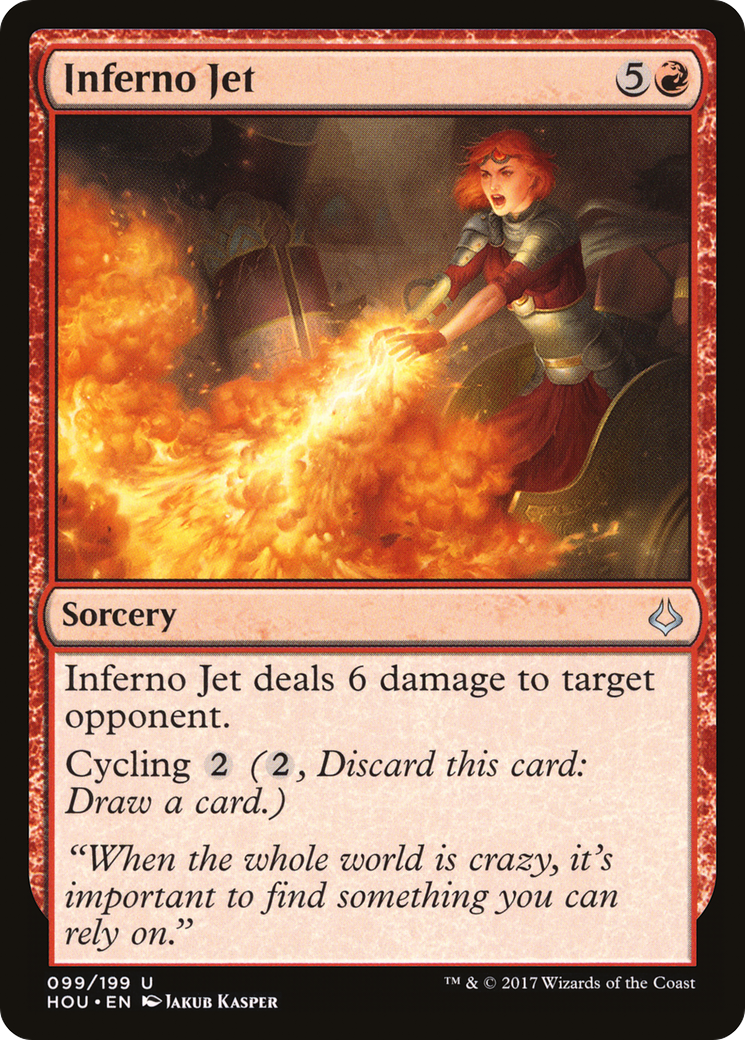 Inferno Jet (HOU-099) Foil