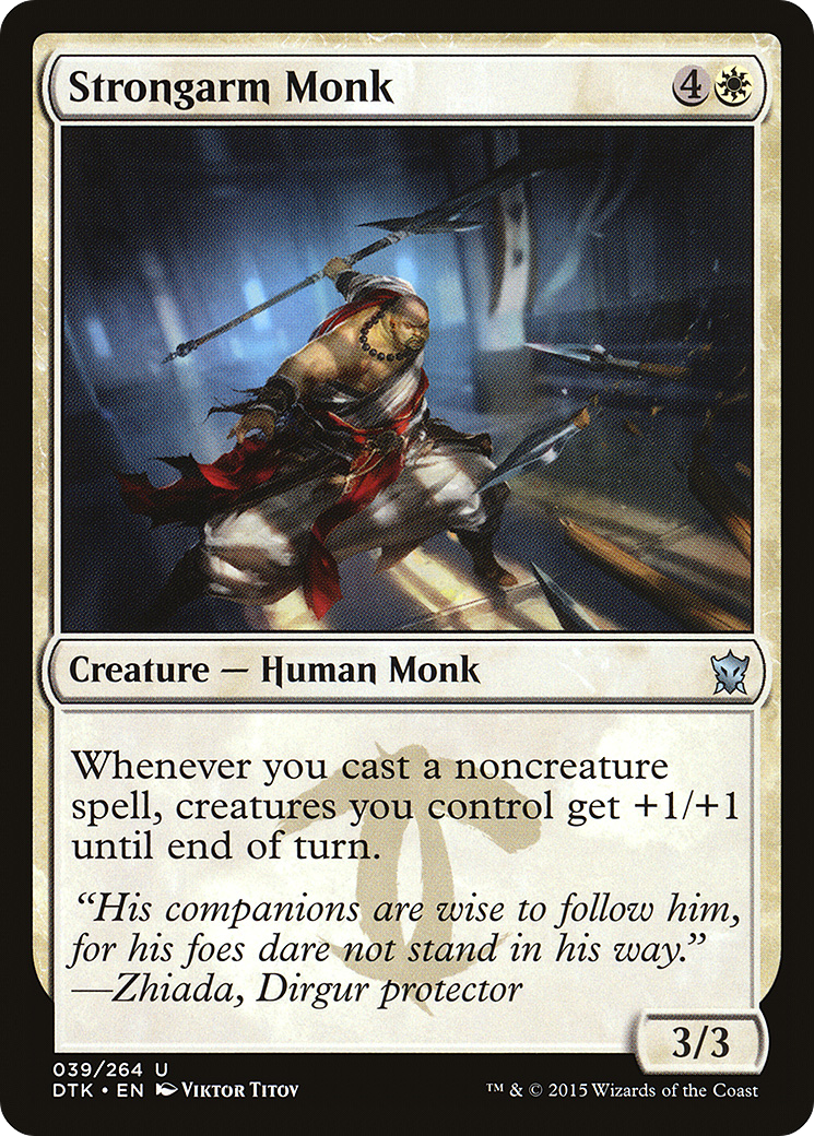 Strongarm Monk (DTK-039) Foil