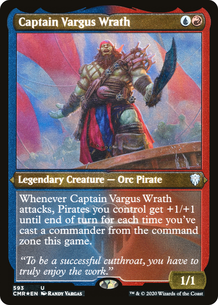 Captain Vargus Wrath (Foil Etched) (CMR-593) Foil