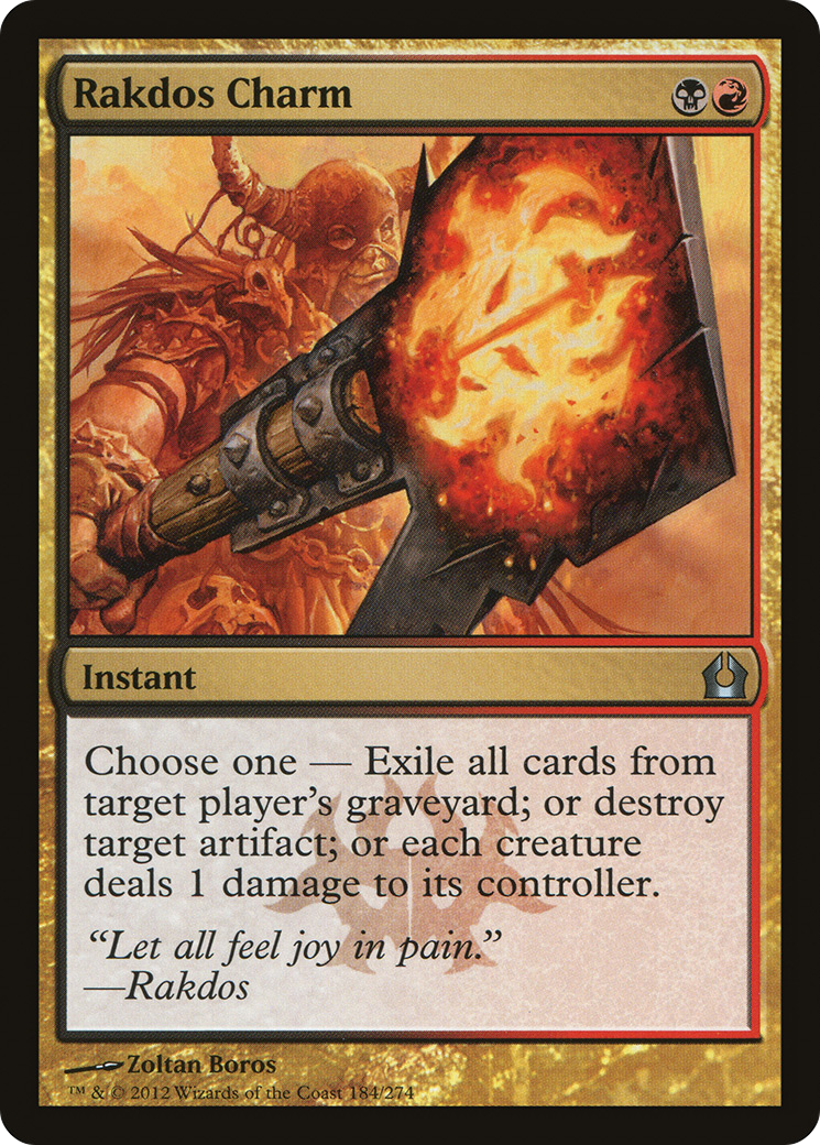 Rakdos Charm (RTR-184) Foil