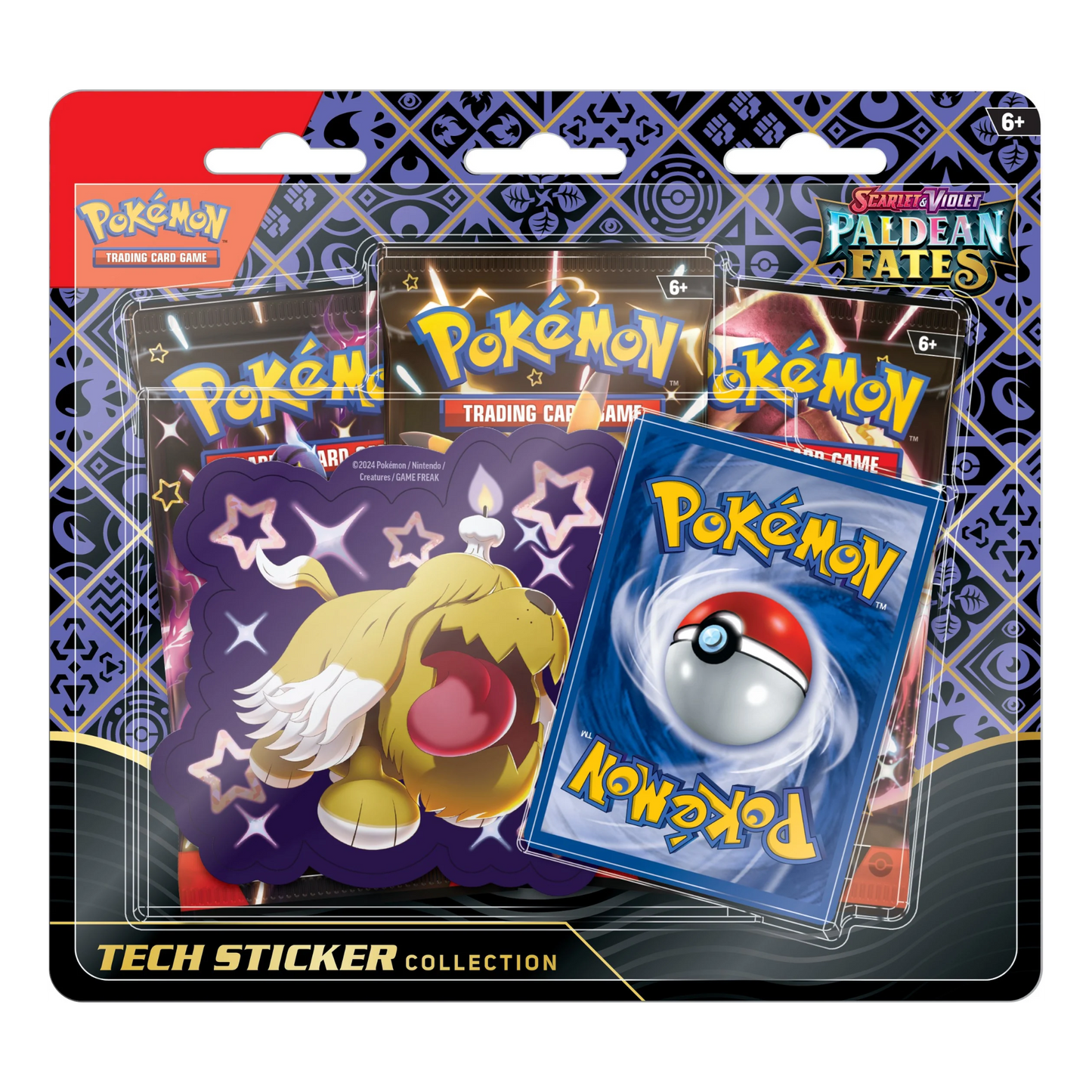 Pokemon Scarlet and Violet Paldean Fates Tech Sticker Collection Greavard