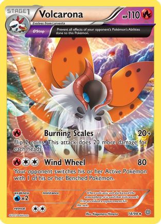 Volcarona (18) - 18/98 - Rare