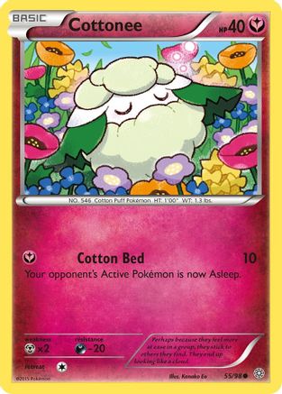 Cottonee - 55/98 - Common
