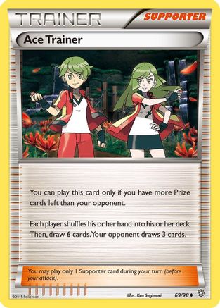 Ace Trainer - 69/98 - Uncommon - Reverse Holo