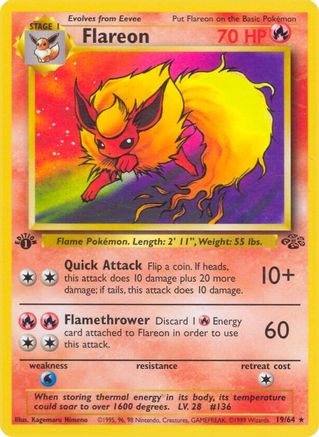 Flareon (19) 019/64  - Unlimited Jungle - Rare