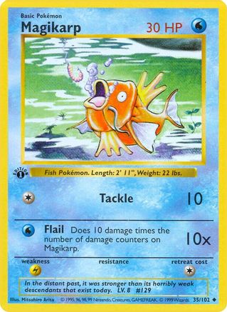 Magikarp 35 - Uncommon - 1st Edition