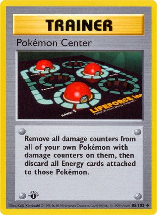 Pokemon Center 085/102 - Unlimited Base Set Shadowless - Uncommon
