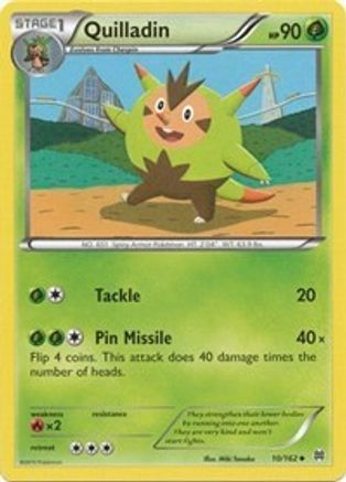 Quilladin - 10/162 - Uncommon - Reverse Holo