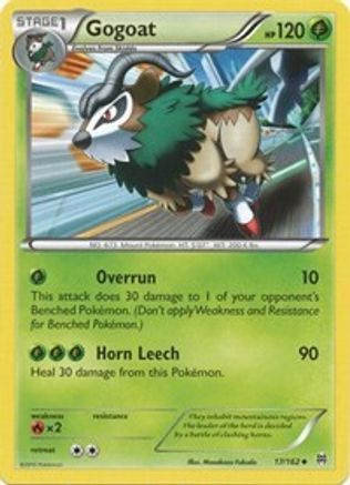 Gogoat - 17/162 - Uncommon - Reverse Holo