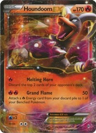 Houndoom EX 021/162 - Ultra Rare