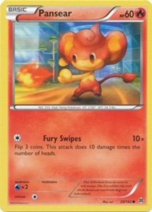 Pansear - 23/162 - Common - Reverse Holo