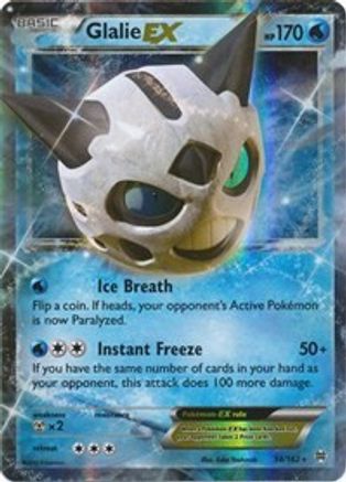 Glalie EX - 34/162 - Ultra Rare