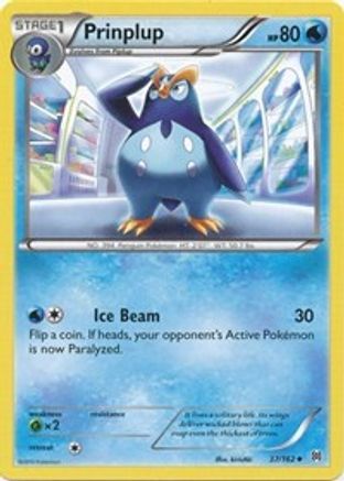 Prinplup - 37/162 - Uncommon - Reverse Holo