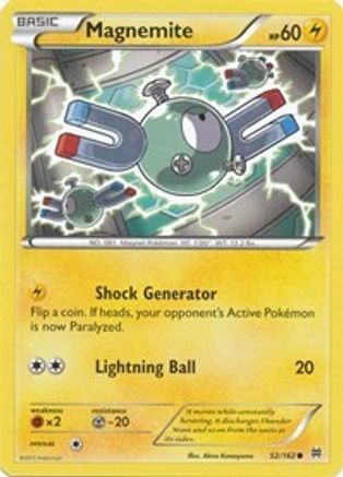 Magnemite (52) - 52/162 - Common - Reverse Holo