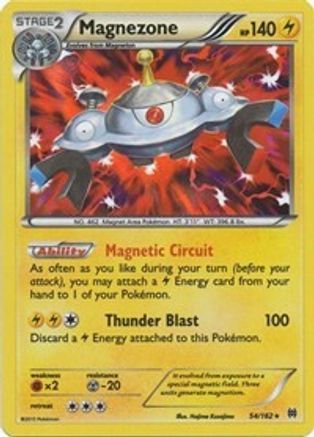 Magnezone - 54/162 - Holo Rare - Reverse Holo