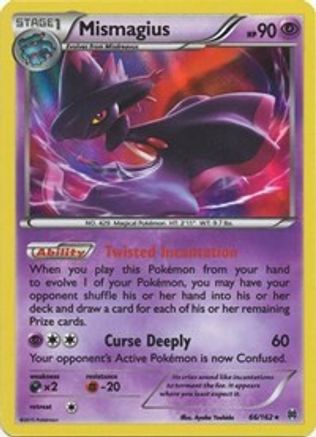 Mismagius - 66/162 - Holo Rare - Reverse Holo