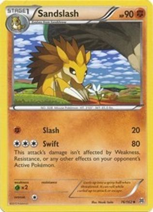 Sandslash - 76/162 - Uncommon - Reverse Holo