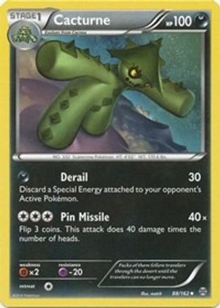 Cacturne - 88/162 - Uncommon - Reverse Holo