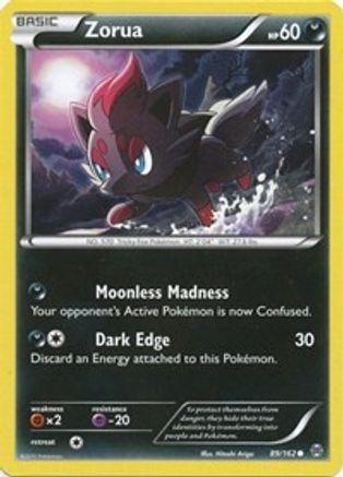 Zorua (89) - 89/162 - Common - Reverse Holo