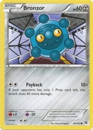 Bronzor - 95/162 - Common - Reverse Holo
