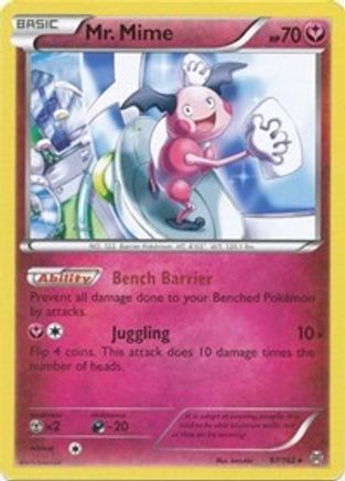 Mr. Mime - 97/162 - Rare