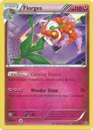 Florges - 103/162 - Rare - Reverse Holo
