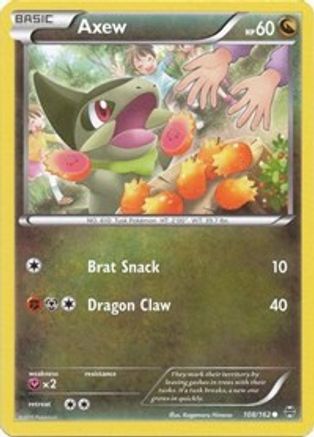 Axew (108) - 108/162 - Common