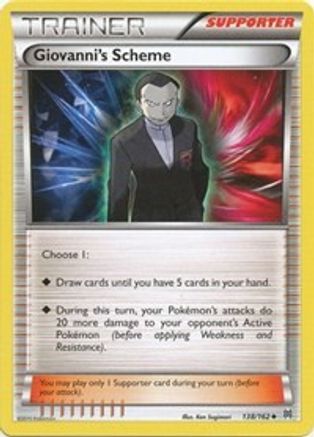 Giovanni's Scheme - 138/162 - Uncommon - Reverse Holo