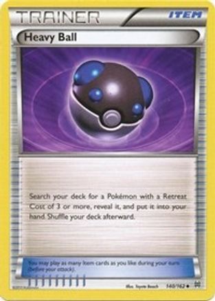 Heavy Ball - 140/162 - Uncommon - Reverse Holo