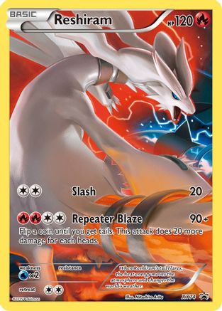 Reshiram (Full Art Promo) XY74 - Holofoil XY Promos - Promo