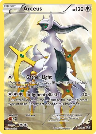 Arceus XY83 - Holofoil XY Promos - Promo