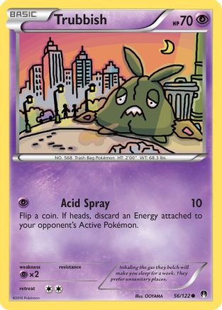 Trubbish 056 - Reverse Holofoil XY BREAKpoint - Common