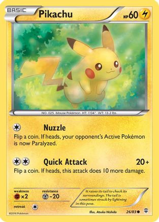 Pikachu 026/83 Generations - Common