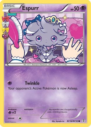 Espurr RC14/RC32  Generations Radiant Collection - Common