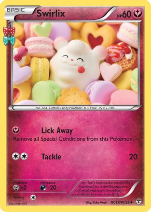 Swirlix RC19/RC32  - Holofoil Generations Radiant Collection - Uncommon