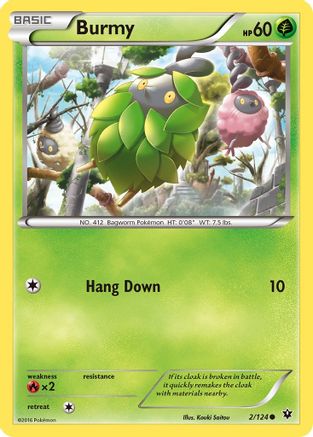 Burmy - 2/124 - Common - Reverse Holo