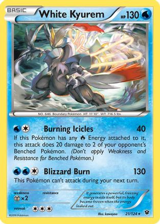 White Kyurem - 21/124 - Holo Rare