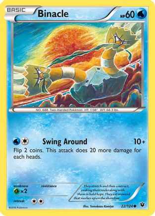 Binacle - 22/124 - Common - Reverse Holo