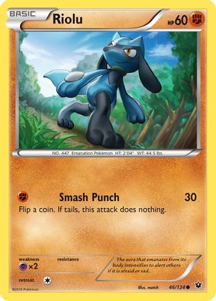 Riolu (46) - 46/124 - Common
