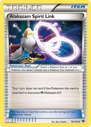 Alakazam Spirit Link - 90/124 - Uncommon - Reverse Holo