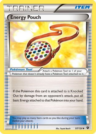Energy Pouch - 97/124 - Uncommon - Reverse Holo